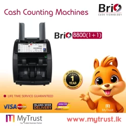 Brio 8800(1+1) -Multi-Currency Mix Value Counting and Fitness Sorting Machine