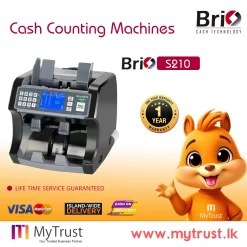 Brio-S210 Multi-Currency Mix Value Counting and Sorting Machine with Printer