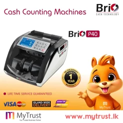 Brio P40 Banknote/ Bill Counting Machine (Back Loading)