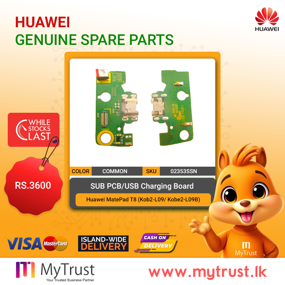 SUB PCB USB Charging Board Huawei MatePad T8 Kob2 L09 Kobe2 L09B SUB PCB USB Charging Board Huawei MatePad T8 Kob2 L09 Kobe2 L09B