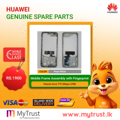 Middle Frame -Huawei nova Y70 (Mega-L29B)-White