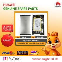 Huawei Media pad T3-7(Baggio2-U01B/Bg2-U01)- Back Cover + Battery- Silver