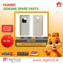 Huawei Y3 2017 (Cairo-U00 /CRO-U00) Back Cover- White