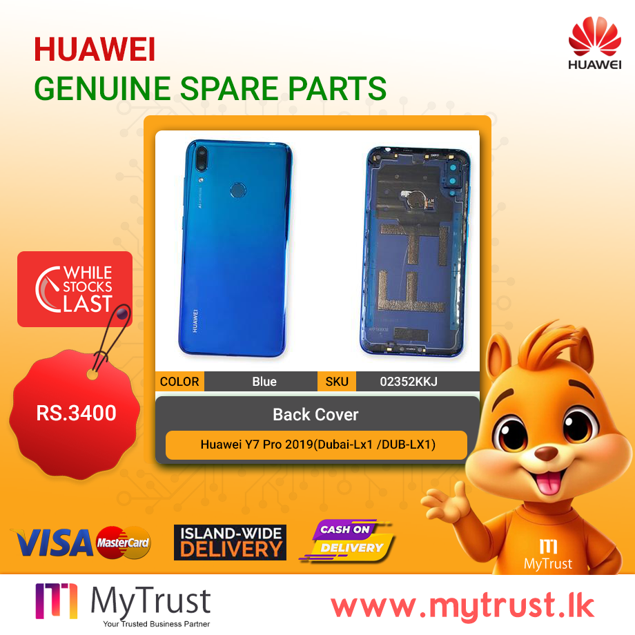 P2352KKJ-Back Cover-Dubai-Lx1 Huawei Y7 Pro 2019-3GB (DUB-LX1)