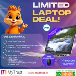 Dell Latitude 5420- (Core i5 – 11th Gen) – Refurbished