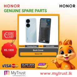 Honor X7B Back cover + Camera Lens - Flowing Silver