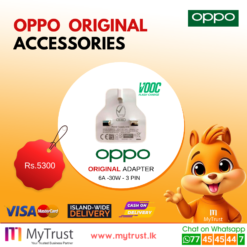Oppo Original Adaptor/Charger  6A 5V	30W SUPERVOOC