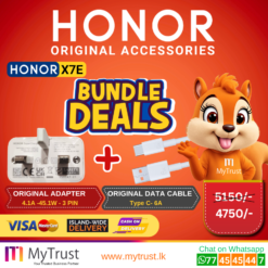 HONOR Bundle Deal 4.1A 45.1W – 3 PIN Adaptor + Cable Type C -6A